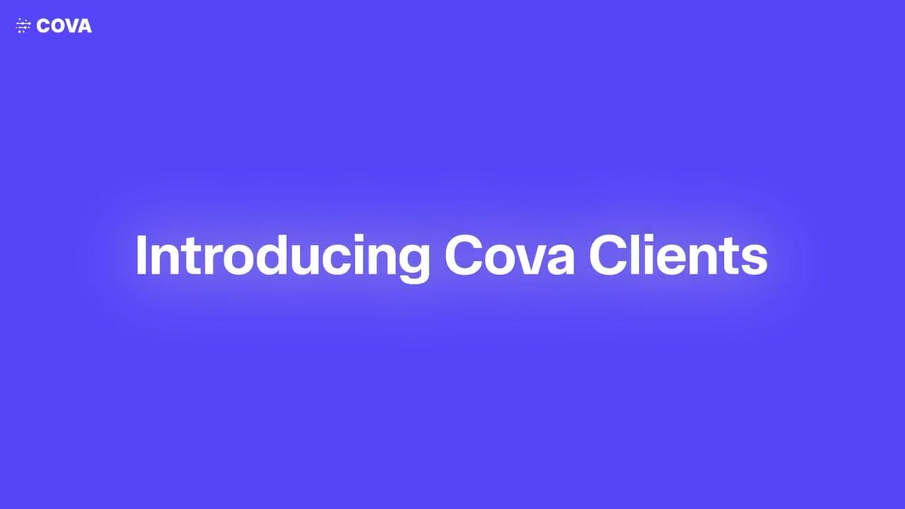 Cova Clients and document management