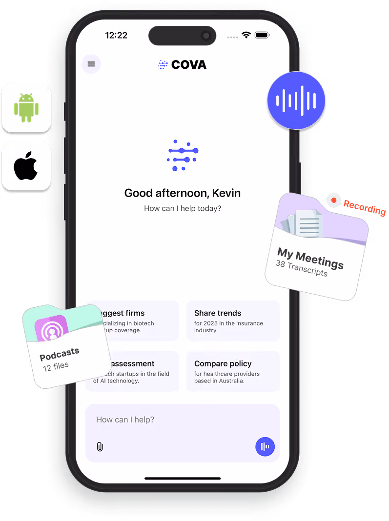 Cova Mobile application