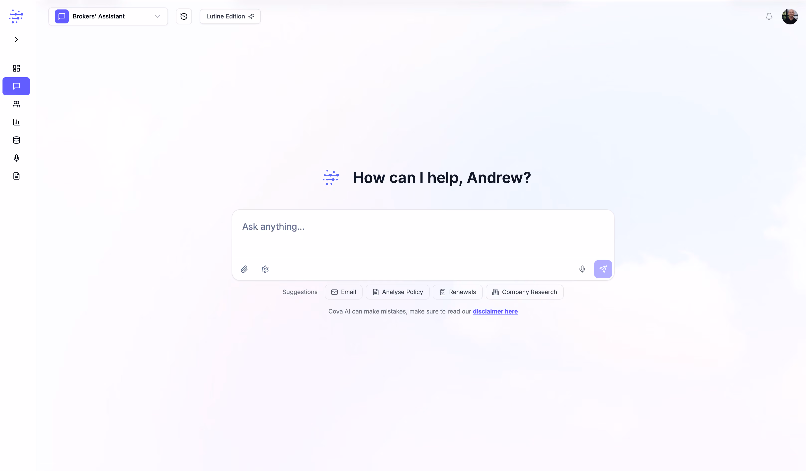 Cova broker AI tools